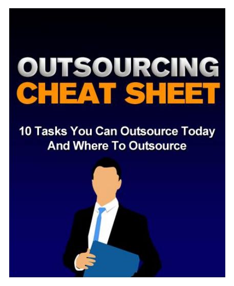 Out Sourcing Cheat Sheet